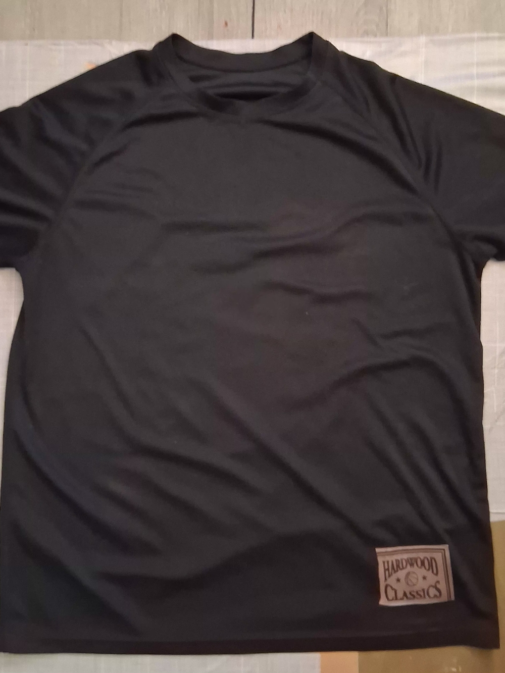 New Orleans Saints NFL Hardwood Classics Black Athletic T-Shirt Size L